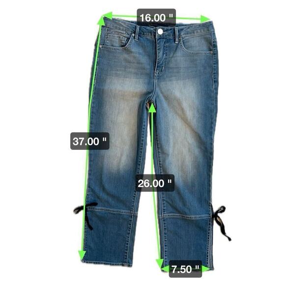 Seven7 High Rise Stovepipe Straight Jeans, size 8, 26” inseam - Picture 5 of 10